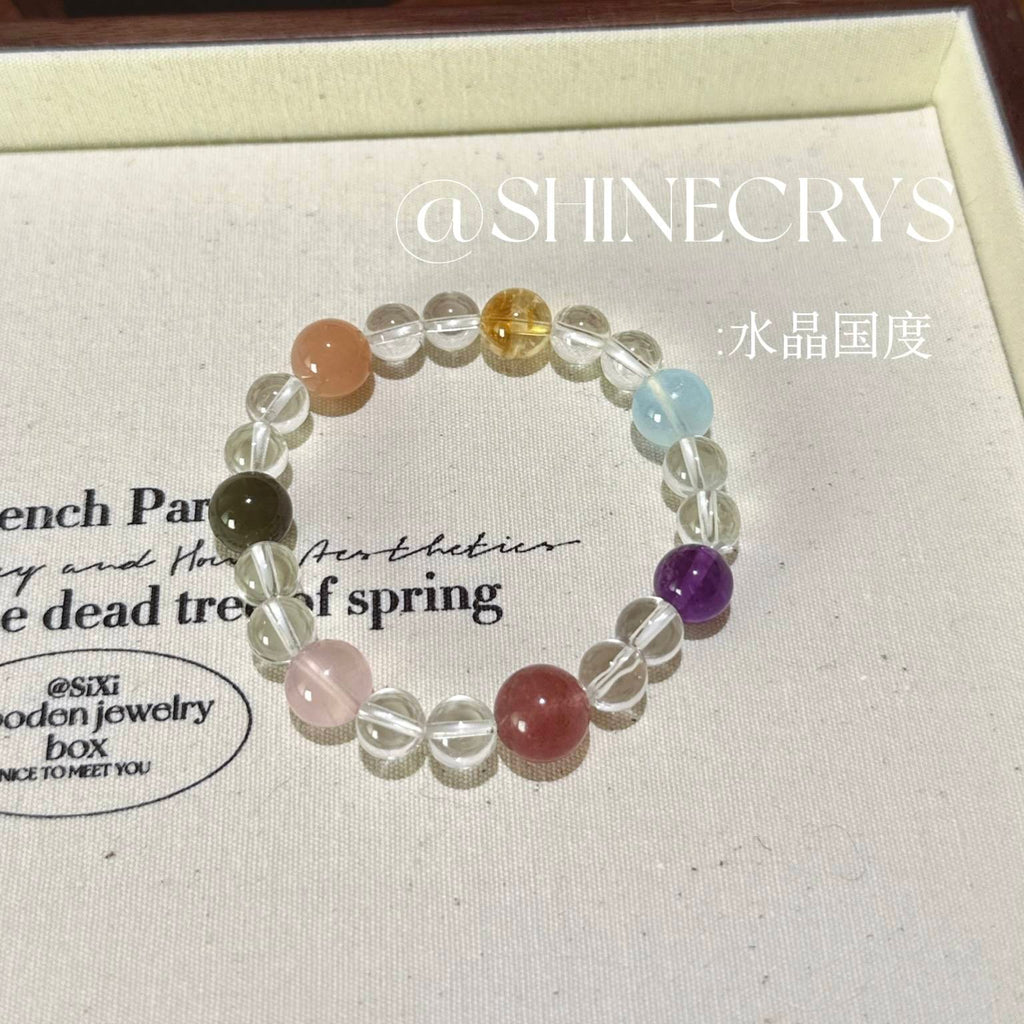White Crystal Multi-Treasure Bracelet