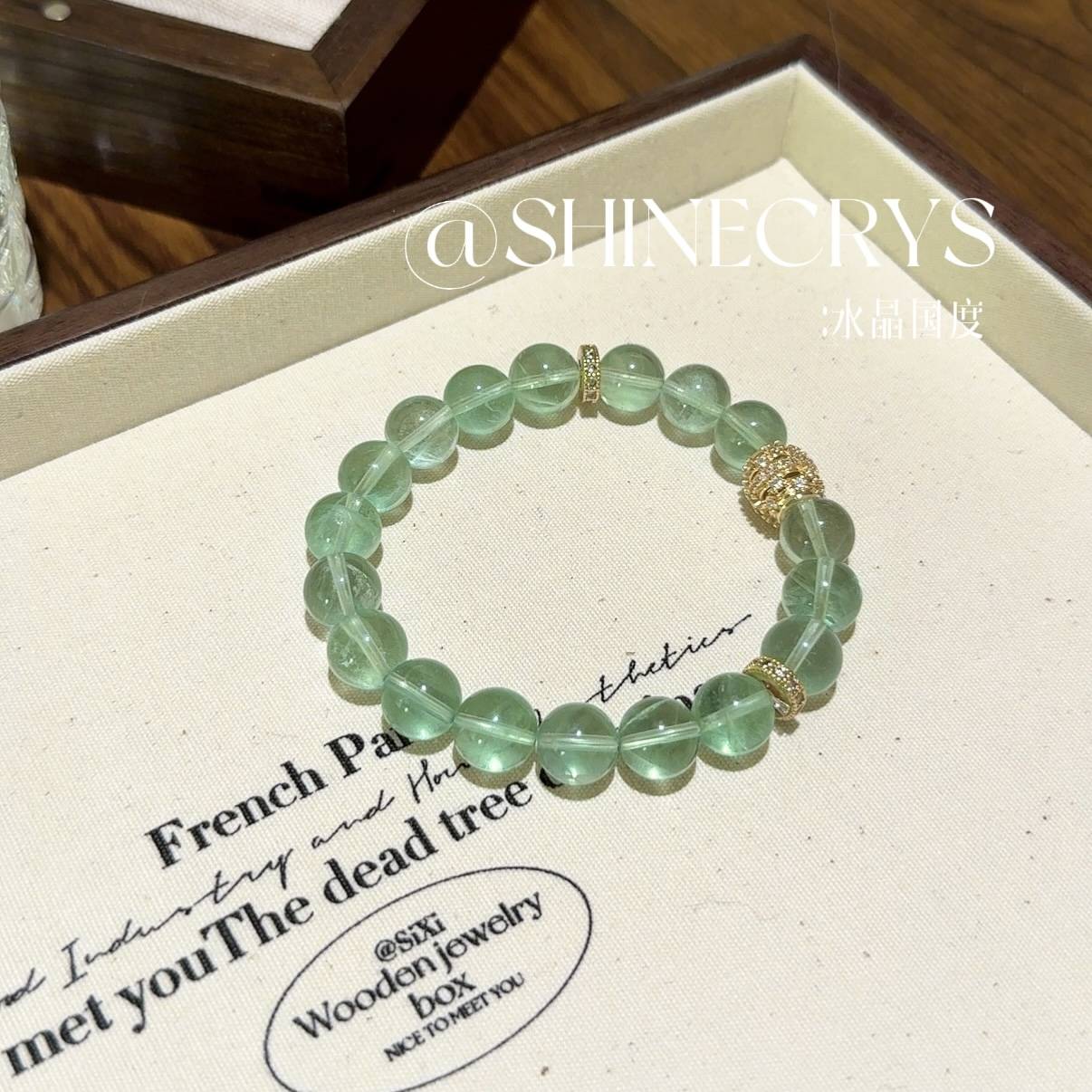 Green Fluorite Bracelet