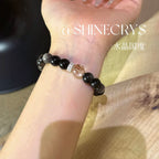 Silver Aventurine Black Gold Super Bracelet
