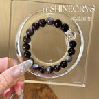 Silver Aventurine Black Gold Super Bracelet