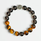 Tea Crystal Yellow Tiger’s Eye Bracelet (For Men)