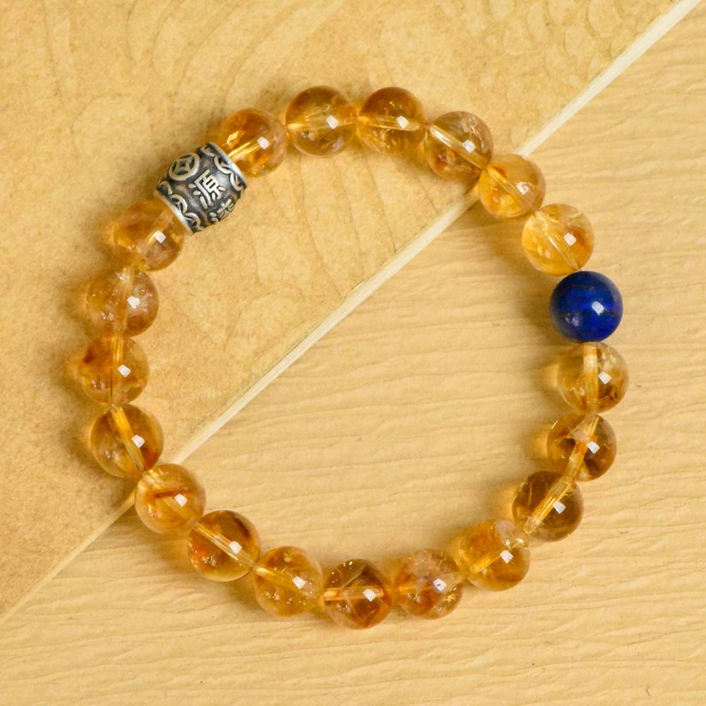 Huang Aise Blue Lapis Lazuli Bracelet (For Men)