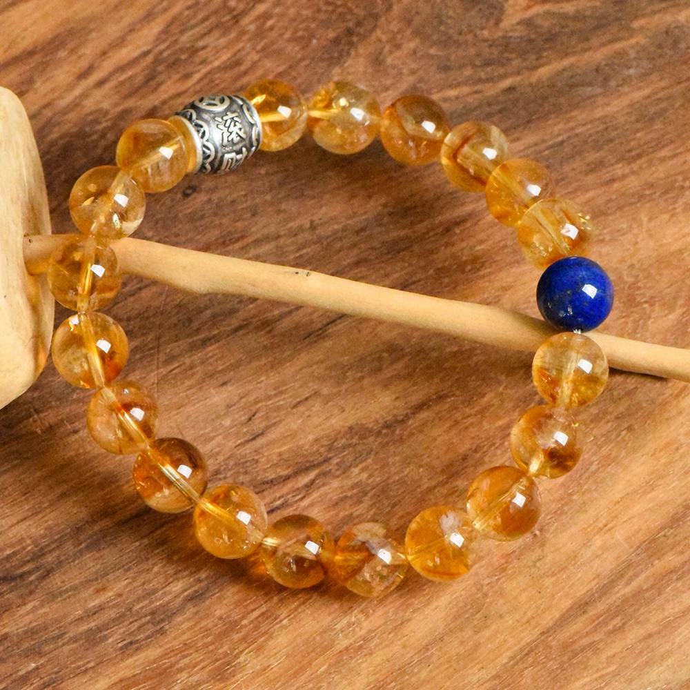 Huang Aise Blue Lapis Lazuli Bracelet (For Men)