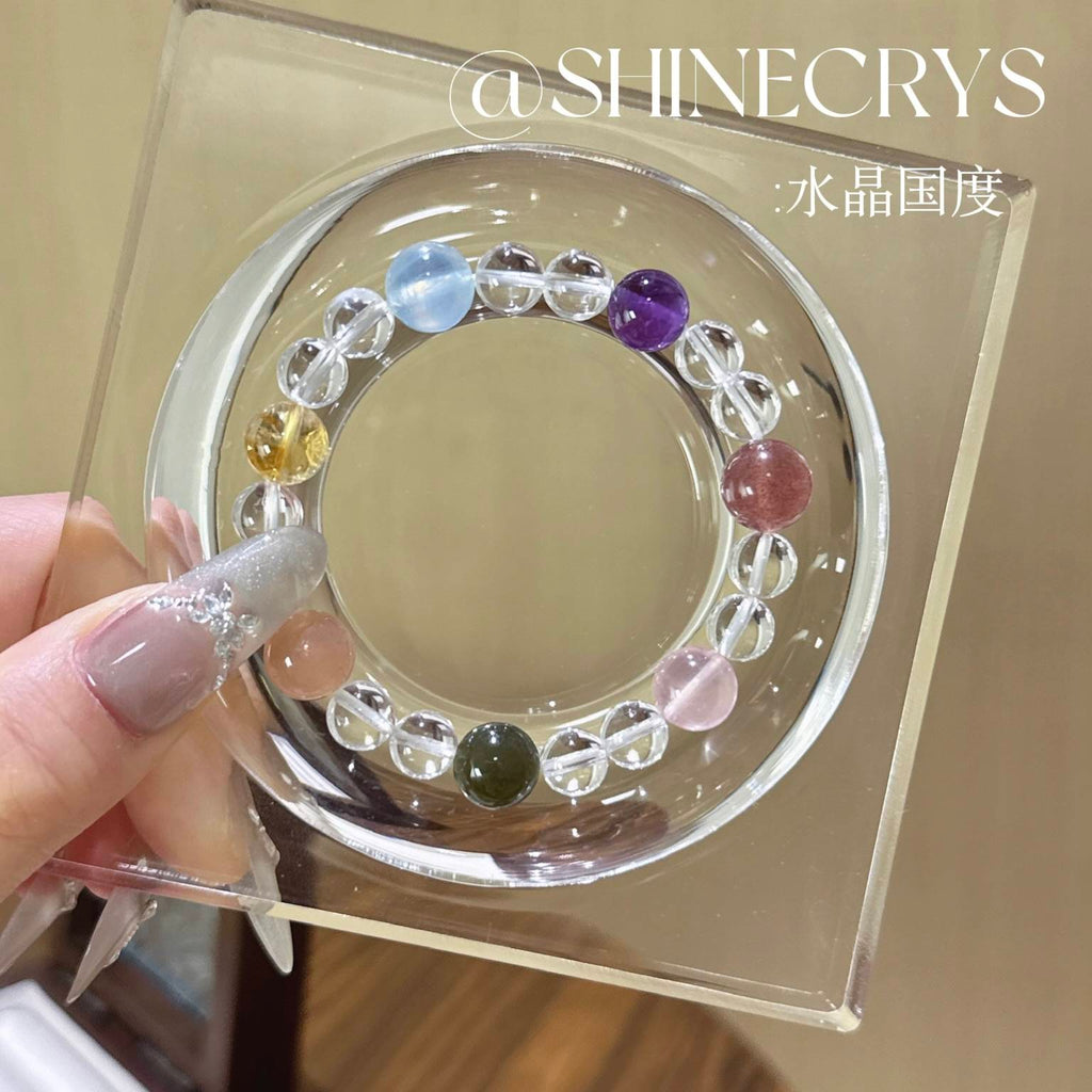White Crystal Multi-Treasure Bracelet