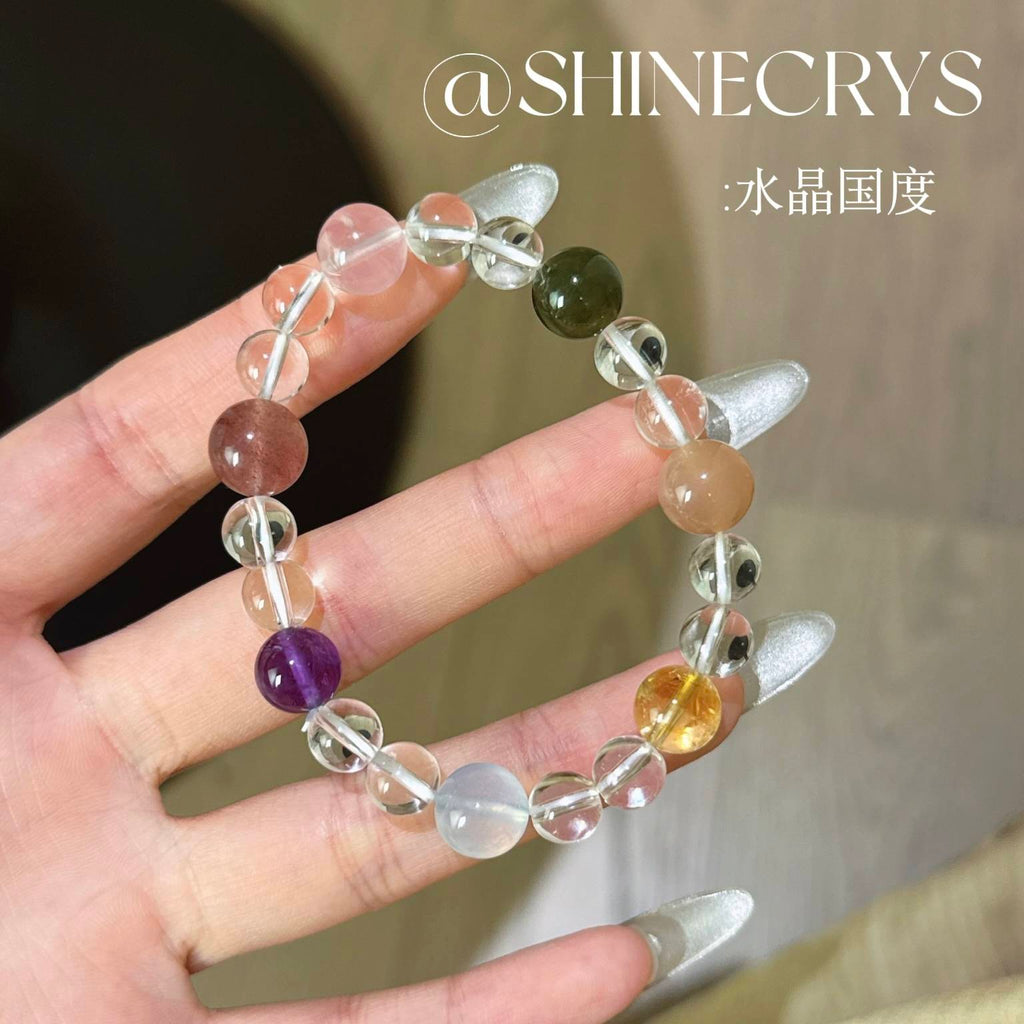 White Crystal Multi-Treasure Bracelet